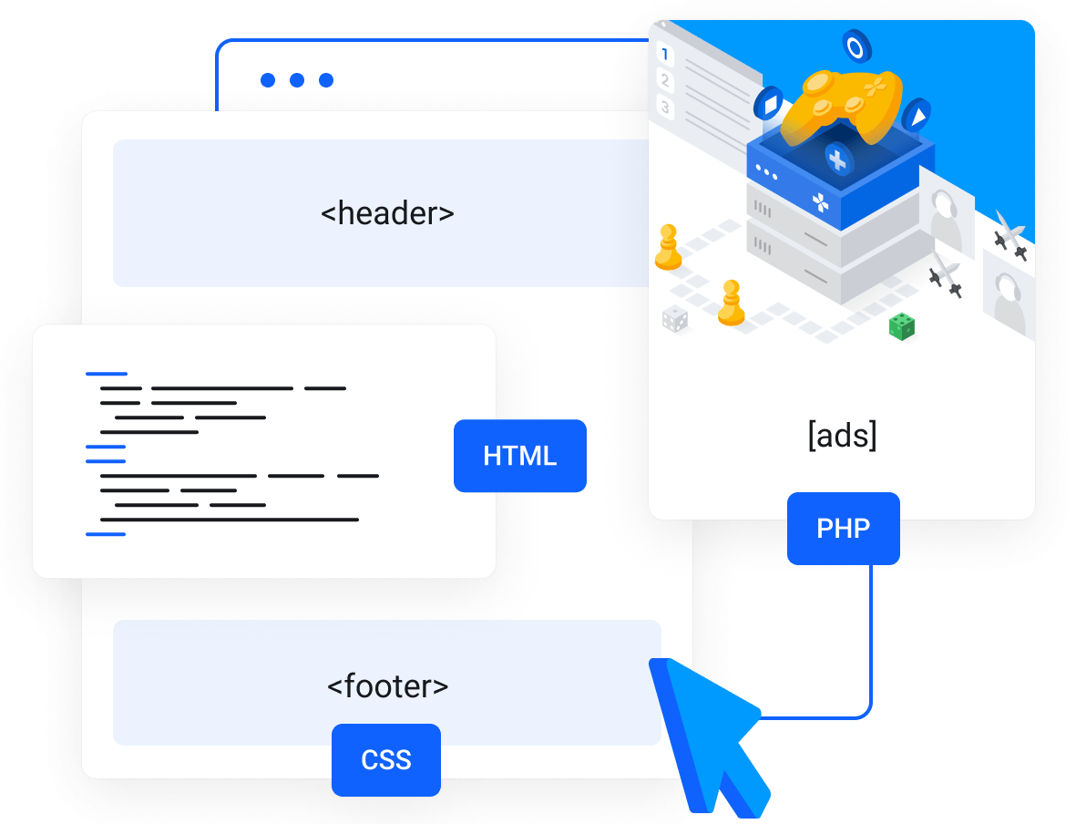 Trechos de código personalizados fáceis
